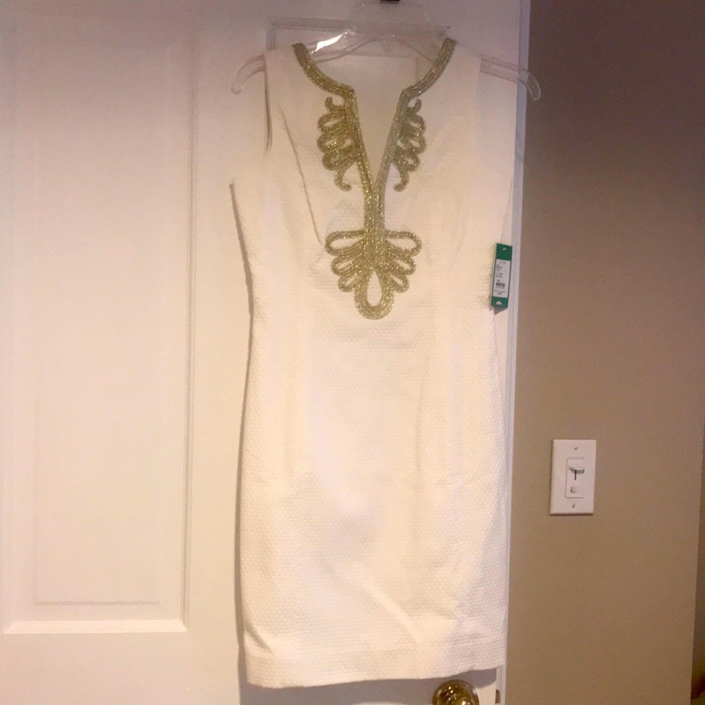 Lilly Pulitzer resort white Janice shift NWT